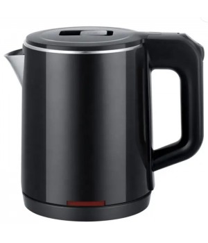 0.8L Mini Portable Stylish Stainless Steel Electric Kettle With PP Double Wall Electric Kettle