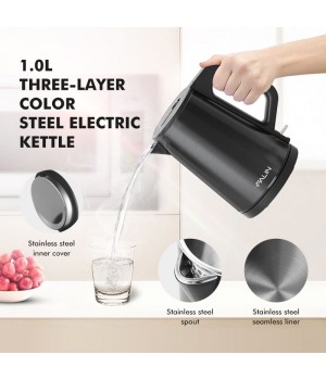 FALIN Electric kettle 304 stainless steel 1L Automatic household FL-3302