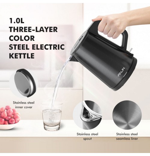 FALIN Electric kettle 304 stainless steel 1L Automatic household FL-3302