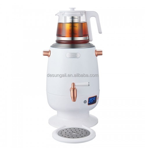 2200W Stainless steel Turkish electric boil samovar kettles 3500ML electric tea kettle with teapot