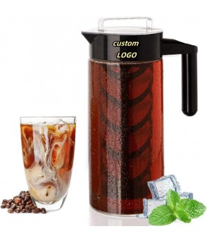 New style low price Handheld Multi Function Portable 2024 Pitcher Pot High Borosilicate Glass Cold Brew iced Coffee Maker