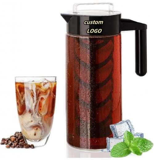 New style low price Handheld Multi Function Portable 2024 Pitcher Pot High Borosilicate Glass Cold Brew iced Coffee Maker