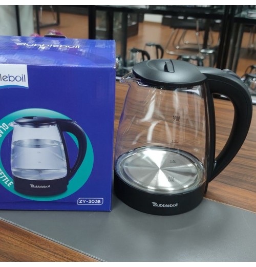 Spot wholesale 2L Tea kettle electric Smart electric kettle for boiling water Rapid heating glass kettle electric