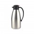 WUJO 1.2L 1.5L 2L 304 Pure Silver Thermal Hot Water Tea Double Wall Stainless Steel Thermos for Hotel