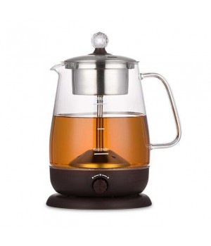 High Borosilicate Glass And Transparent And Fashionable And High Temperature Heating Healthy Tea Maker Electric