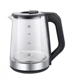 Temperature Control Cordless Glass Portable Tea Maker Electric 2L Jug Kettle