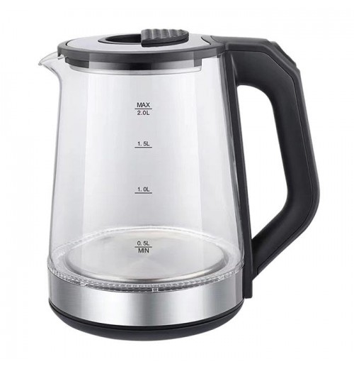 Temperature Control Cordless Glass Portable Tea Maker Electric 2L Jug Kettle